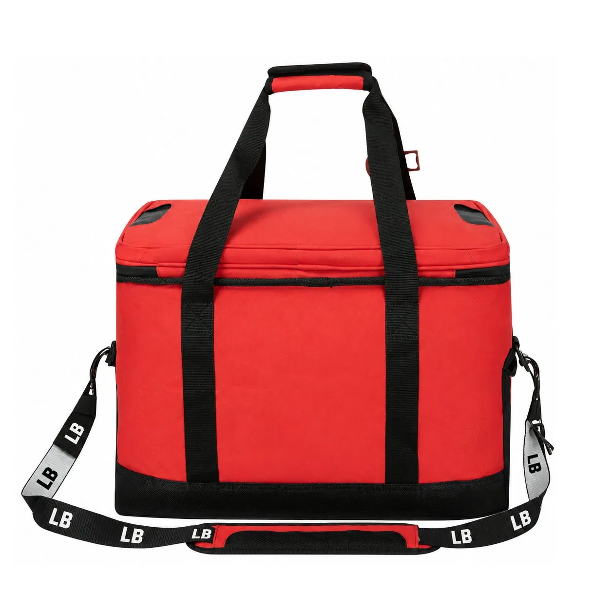 Custom 30L Polyester Insulated Food Delivery Tote Bag with Zipper for Hot Cold Meals and Grocery Storage