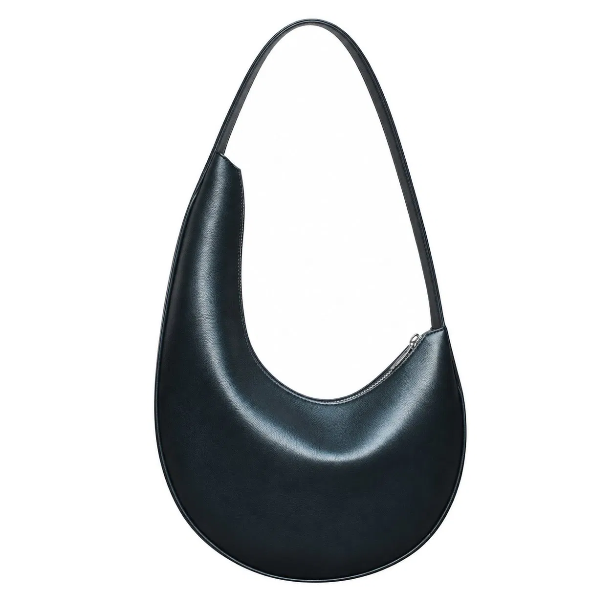 Custom Women Shoulder Tote Bag with Zipper Closure Polyester Lining and Personalized Logo for Daily Use