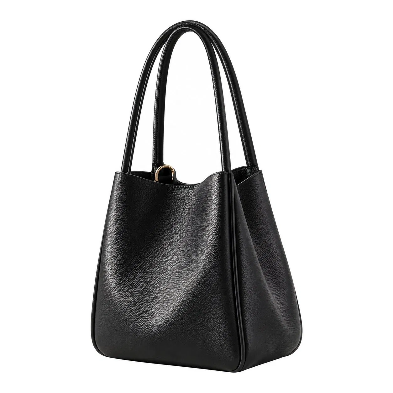 Custom Women PU Tote Handbag with Removable Inner Pouch Adjustable Shoulder Strap and PVC Lining for Daily Use