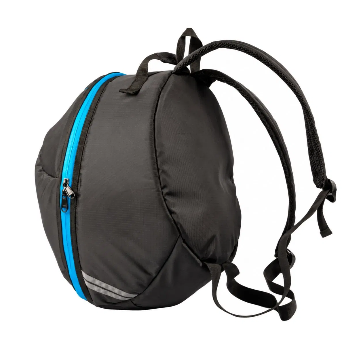 Custom Polyester Motorcycle Helmet Storage Bag with Zipper Closure and Backpack Straps for Outdoor Travel