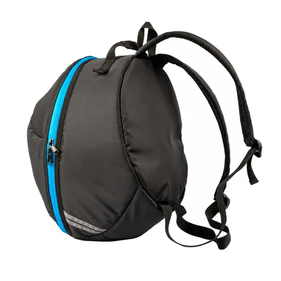Custom Polyester Motorcycle Helmet Storage Bag with Zipper Closure and Backpack Straps for Outdoor Travel