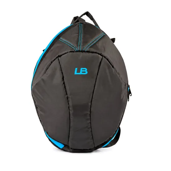 Custom Polyester Motorcycle Helmet Storage Bag with Zipper Closure and Backpack Straps for Outdoor Travel