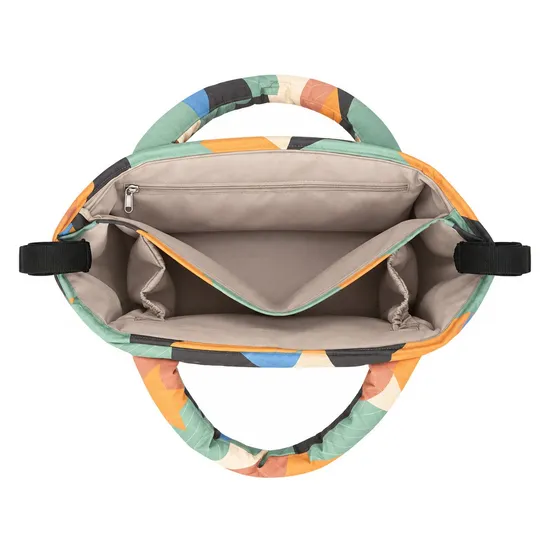 Custom Polyester Stroller Organizer Diaper Caddy Bag with Cup Holders and Large Zipper Pocket for Baby Essentials