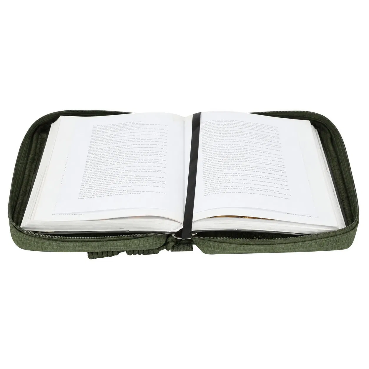 Custom Oxford Polyester Bible Book Holder Case with Zipper Closure and Multiple Pockets for Daily Storage
