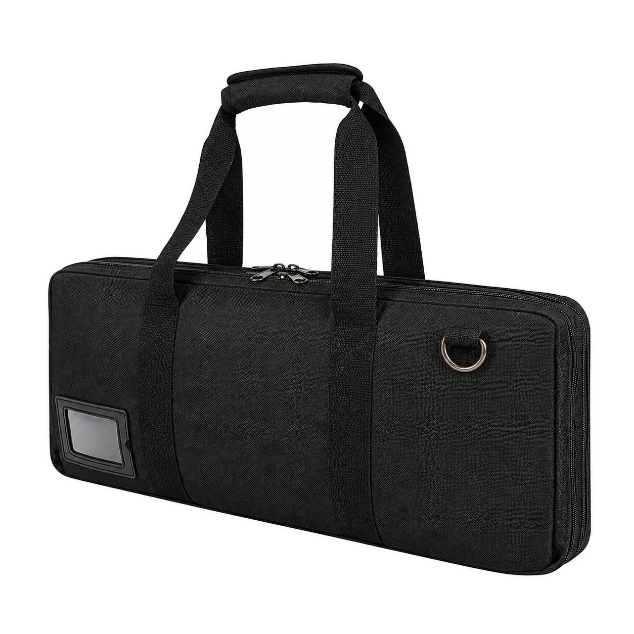 Custom Leather Chef Knife Roll Storage Bag with Buckle Closure Portable Tool Case for Kitchen Travel