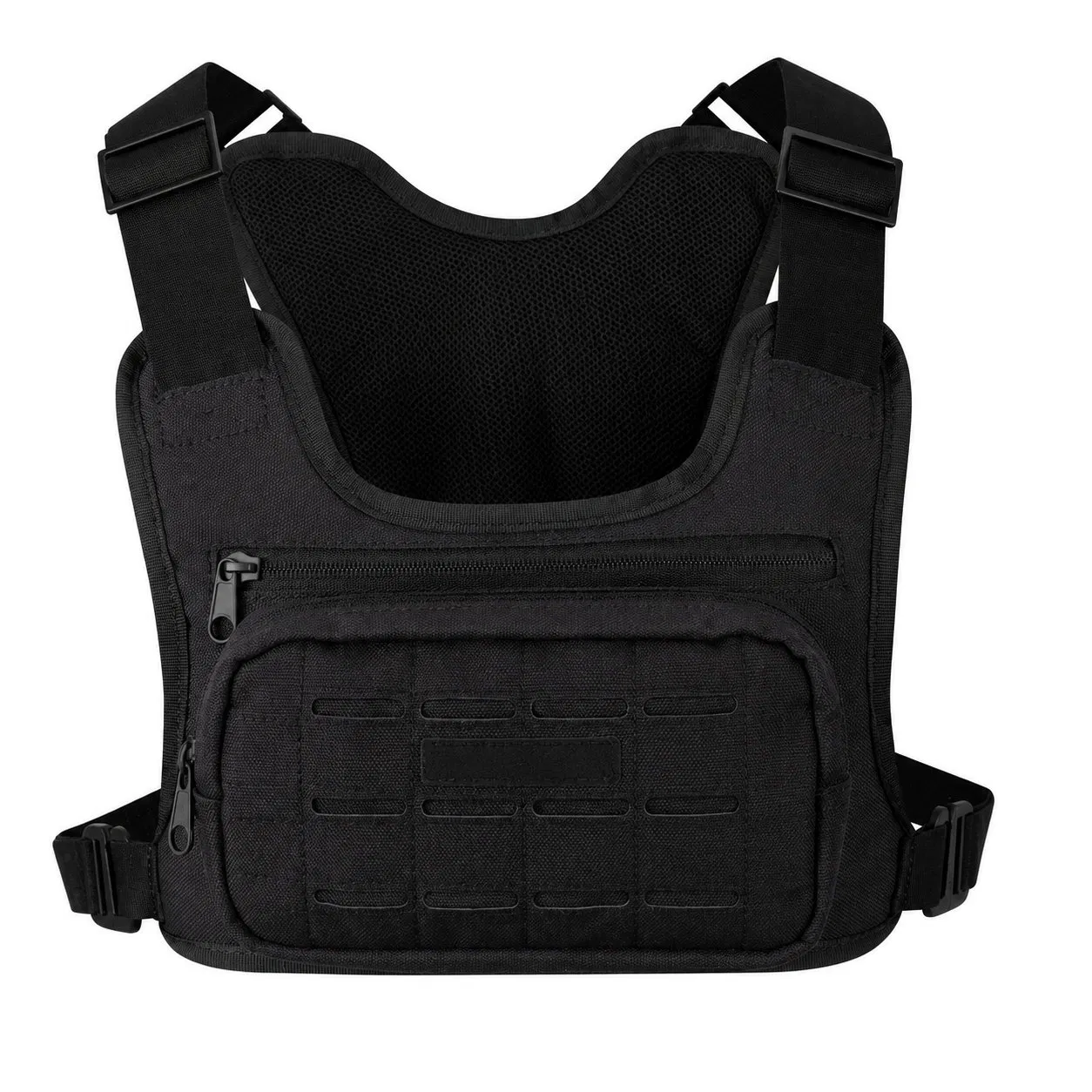 Custom Polyester Running Chest Vest Bag with Phone Holder and Detachable Front Compartment