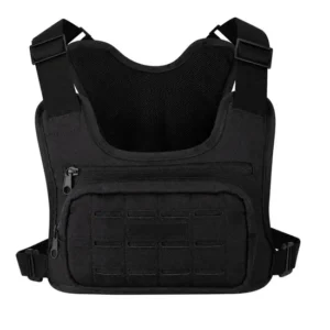 Custom Polyester Running Chest Vest Bag with Phone Holder and Detachable Front Compartment