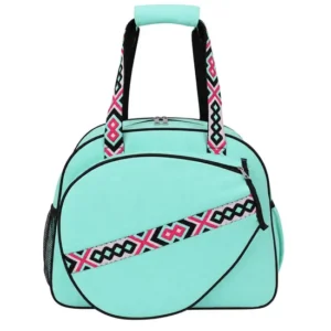 Custom Quilted Puffer Pickleball Racket Backpack for Women with Custom Logo for Sports Gym