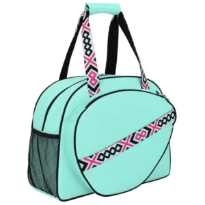 Custom Quilted Puffer Pickleball Racket Backpack for Women with Custom Logo for Sports Gym