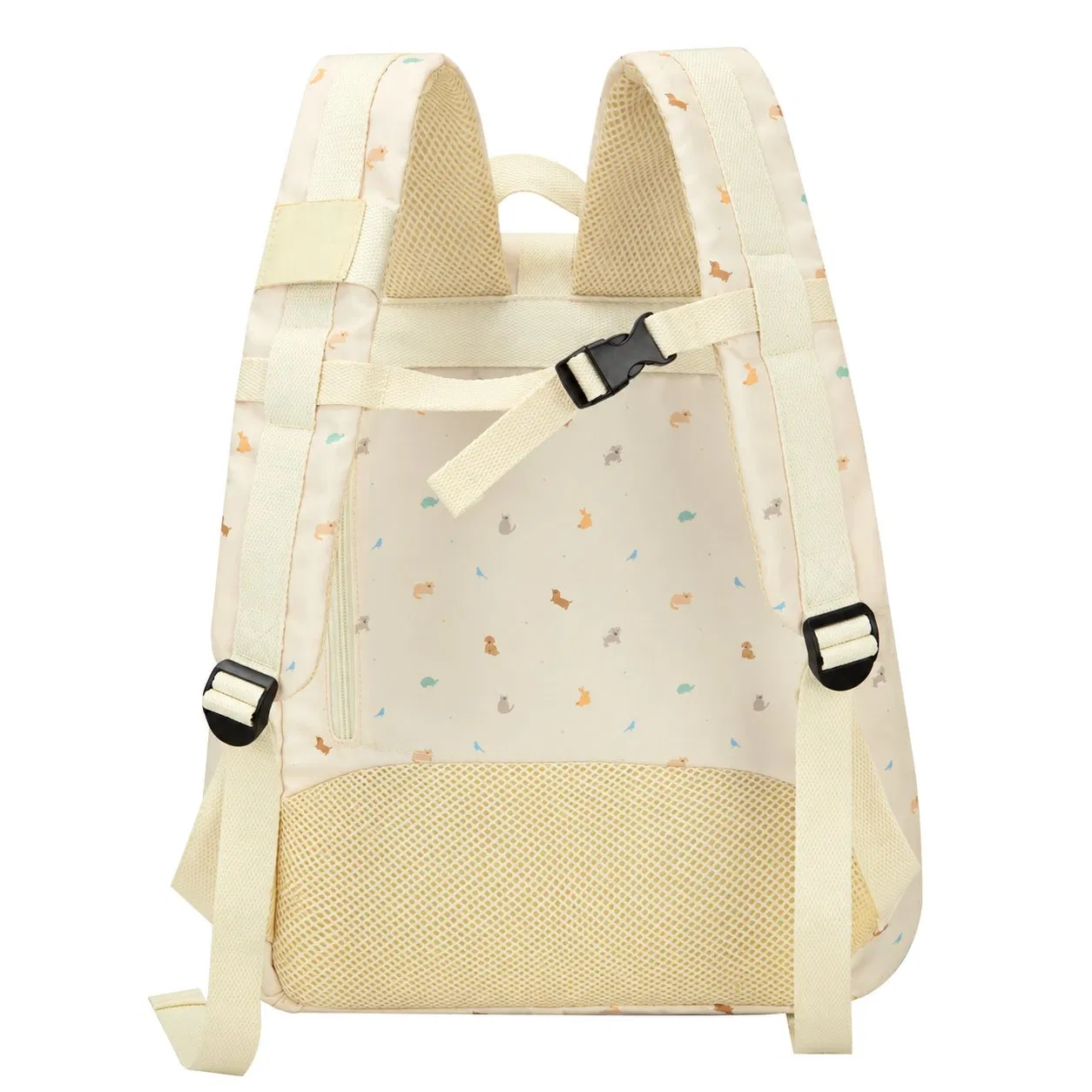 Custom Pattern Nylon School Backpack Bag for Girls Daily Use and Travel with Zipper Closure