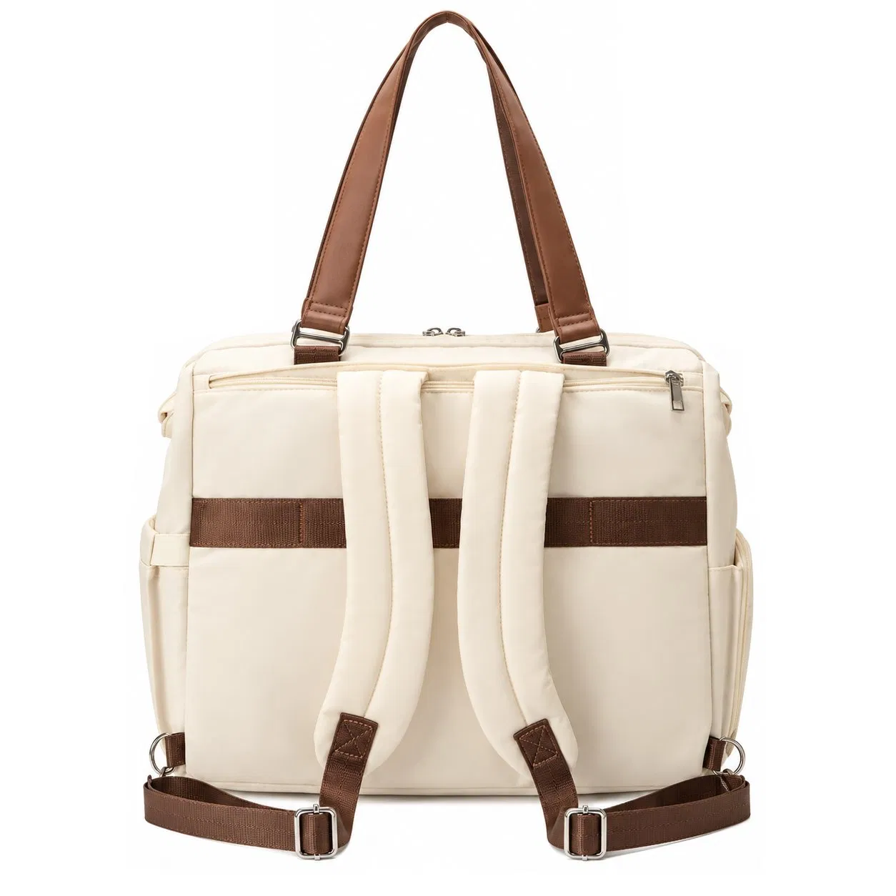 Custom Oxford Diaper Backpack with Insulated Pocket and Large Capacity for Parent Travel