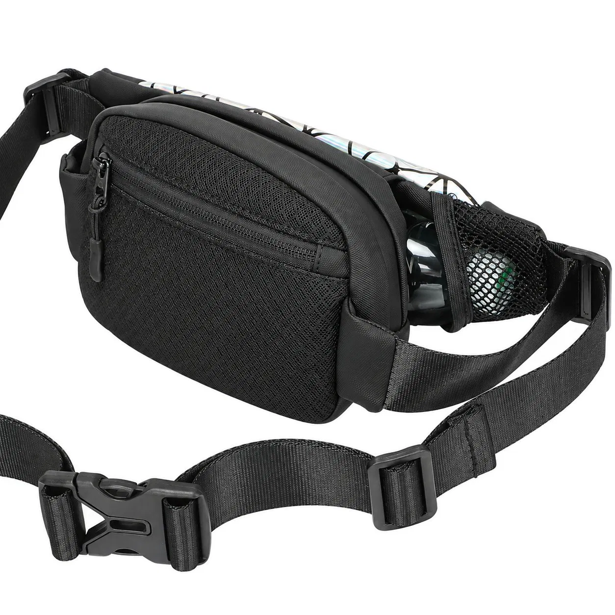 Custom PU Waist Bag for Men and Women with Adjustable Strap for Running Fitness and Travel