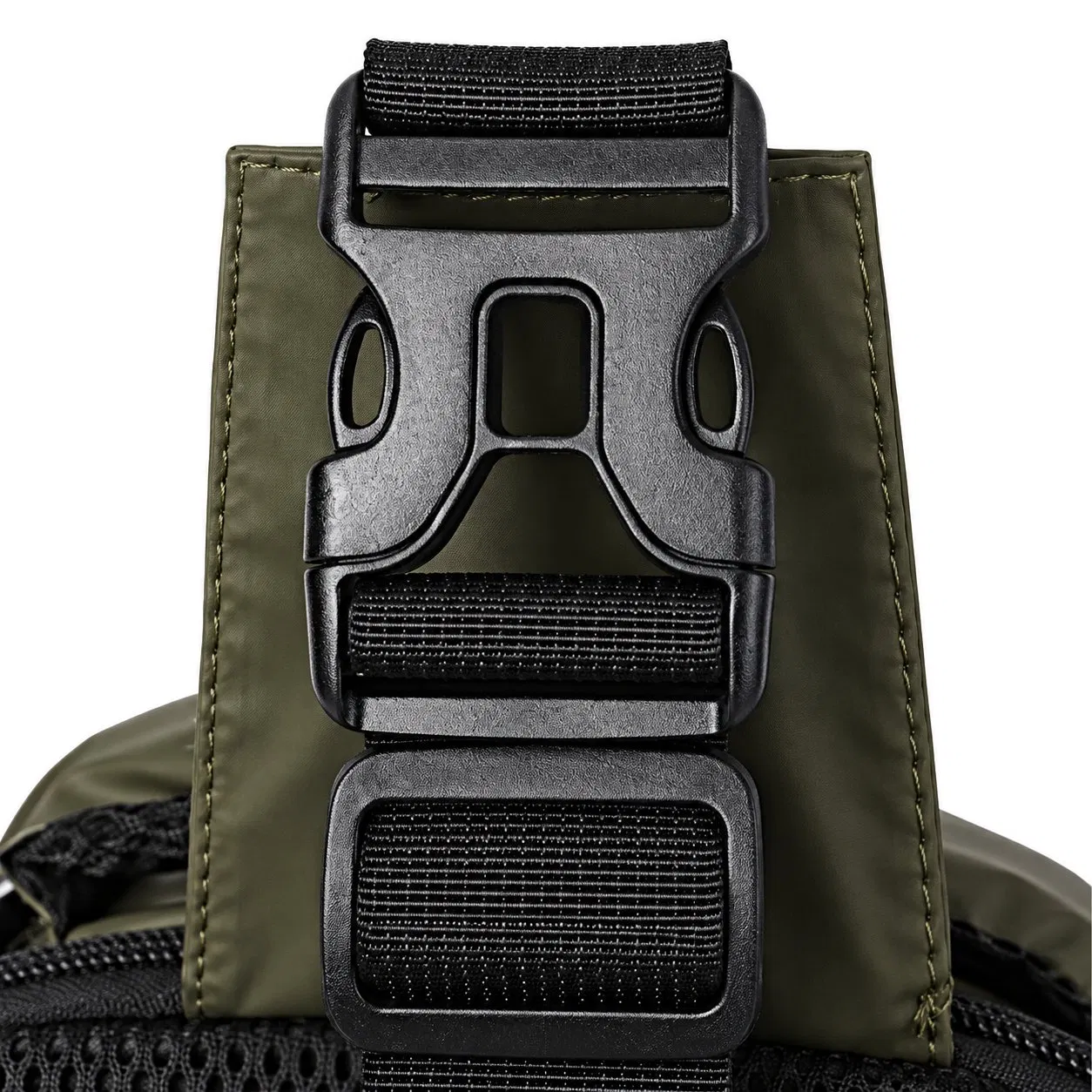 Custom Small PU Sling Crossbody Chest Bag with Single Shoulder Strap