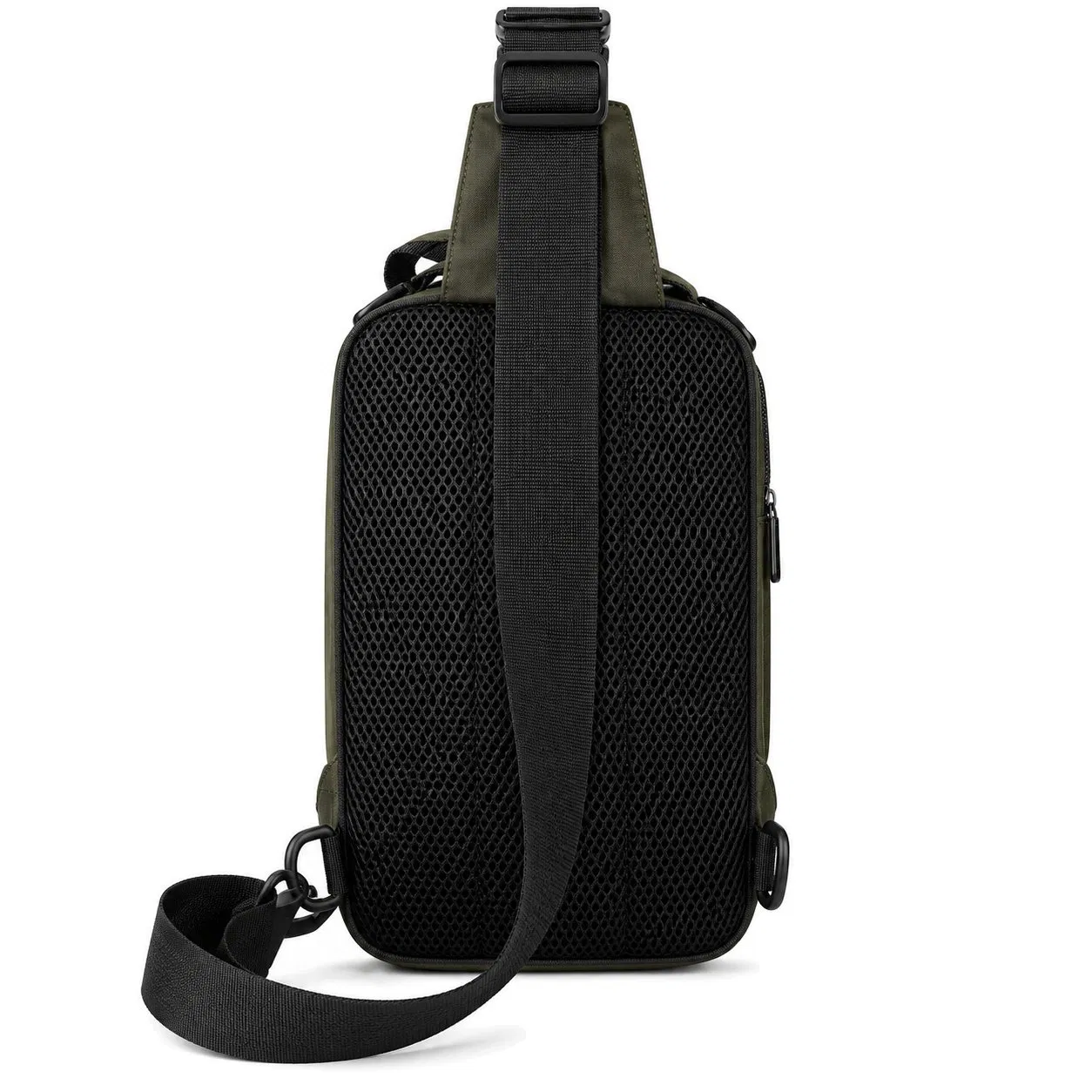 Custom Small PU Sling Crossbody Chest Bag with Single Shoulder Strap