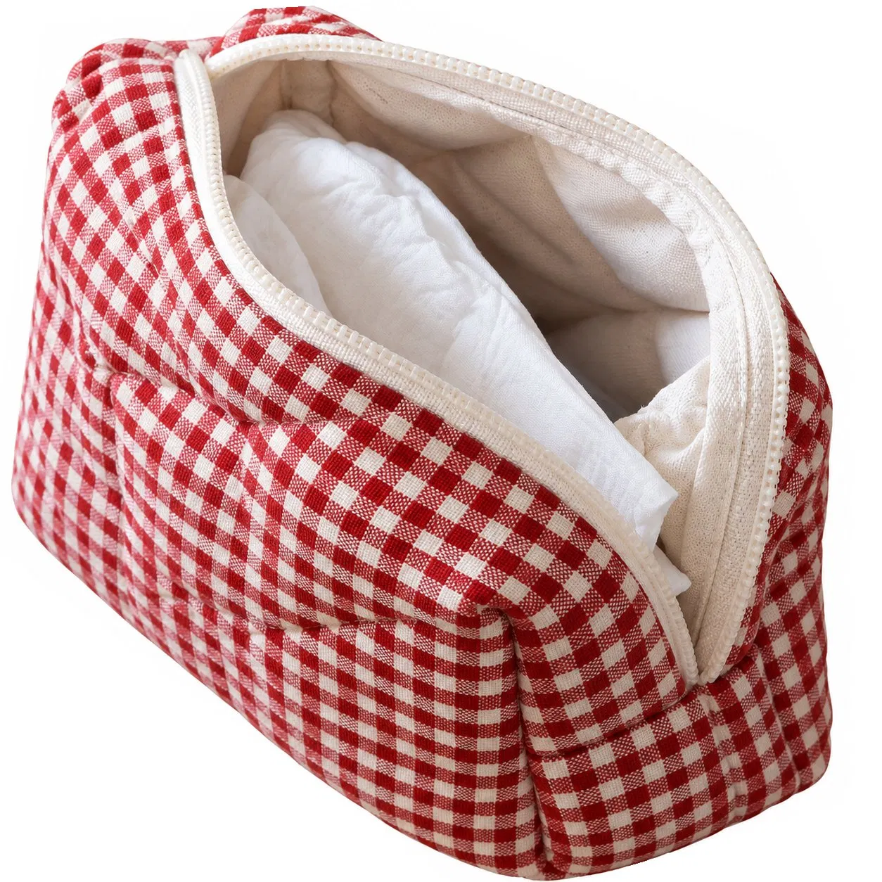 Custom Cotton Quilted Maternity Diaper Tote Bag for Baby Supplies and Stroller Carrying