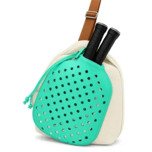 Custom Canvas Crossbody Tote Bag for Pickleball Paddles Tennis and Gym Sports