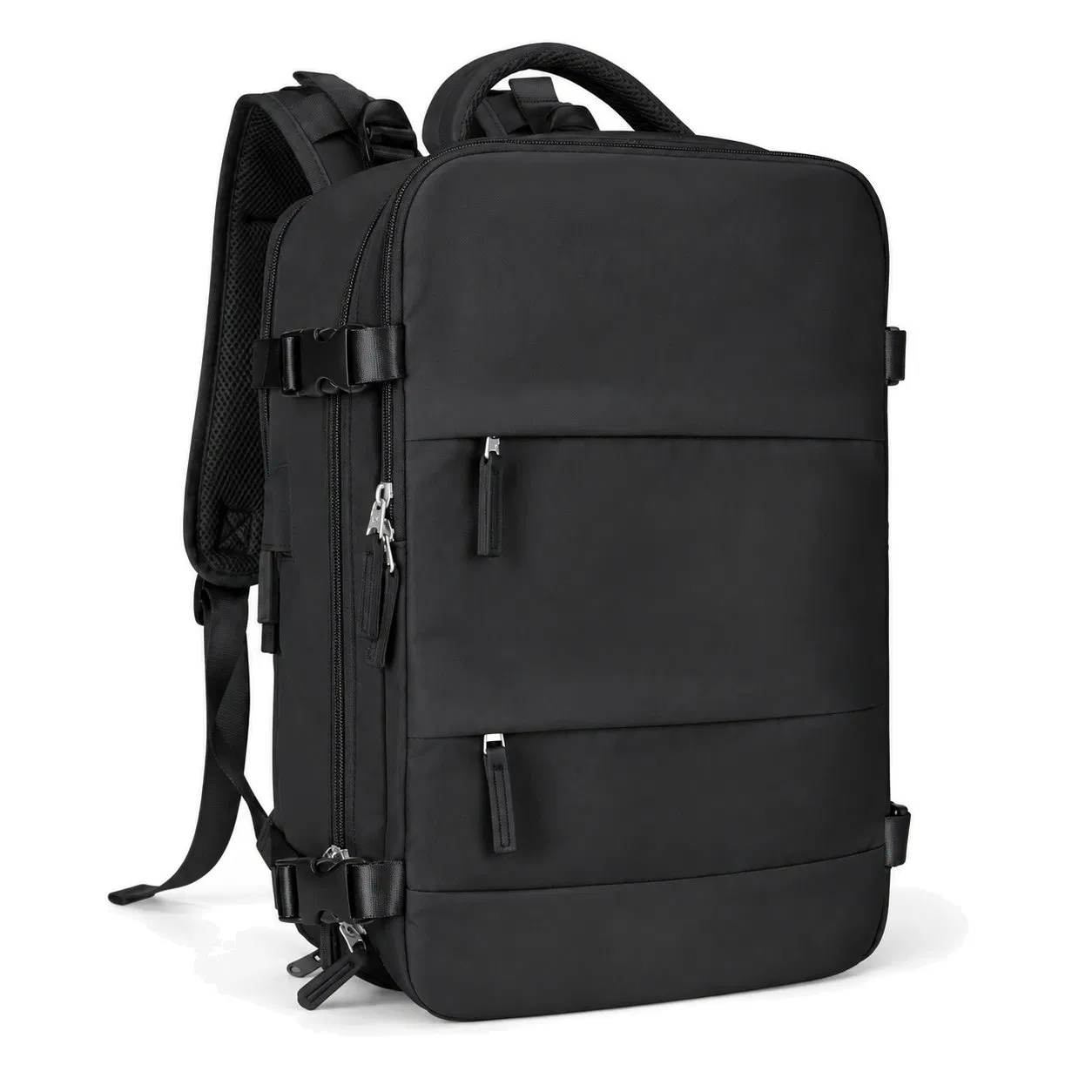 Custom Polyester Travel Laptop Backpack with USB Port Options and Storage Pockets