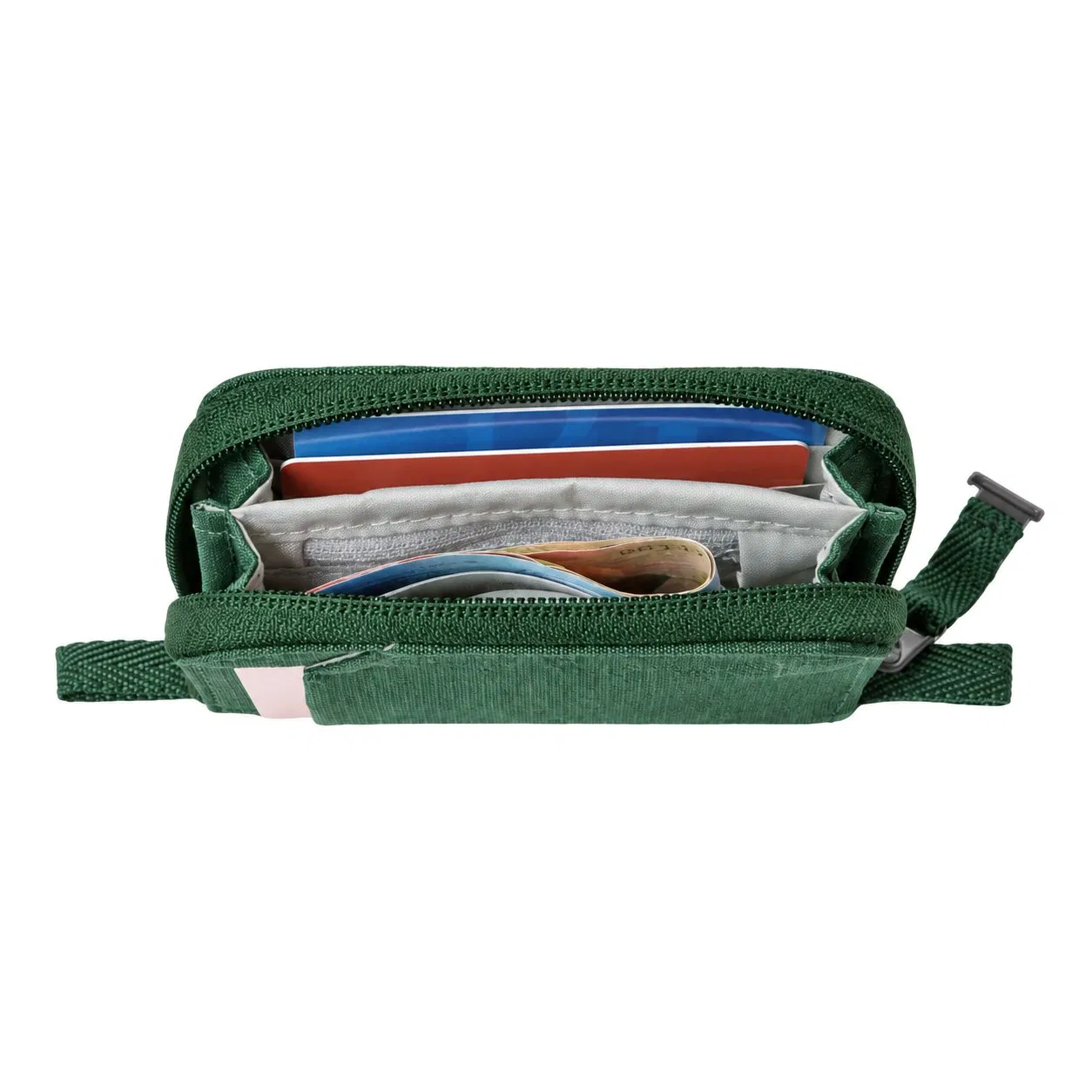 Custom Nylon Zip Wallet Card and Document Organizer for Women Travel