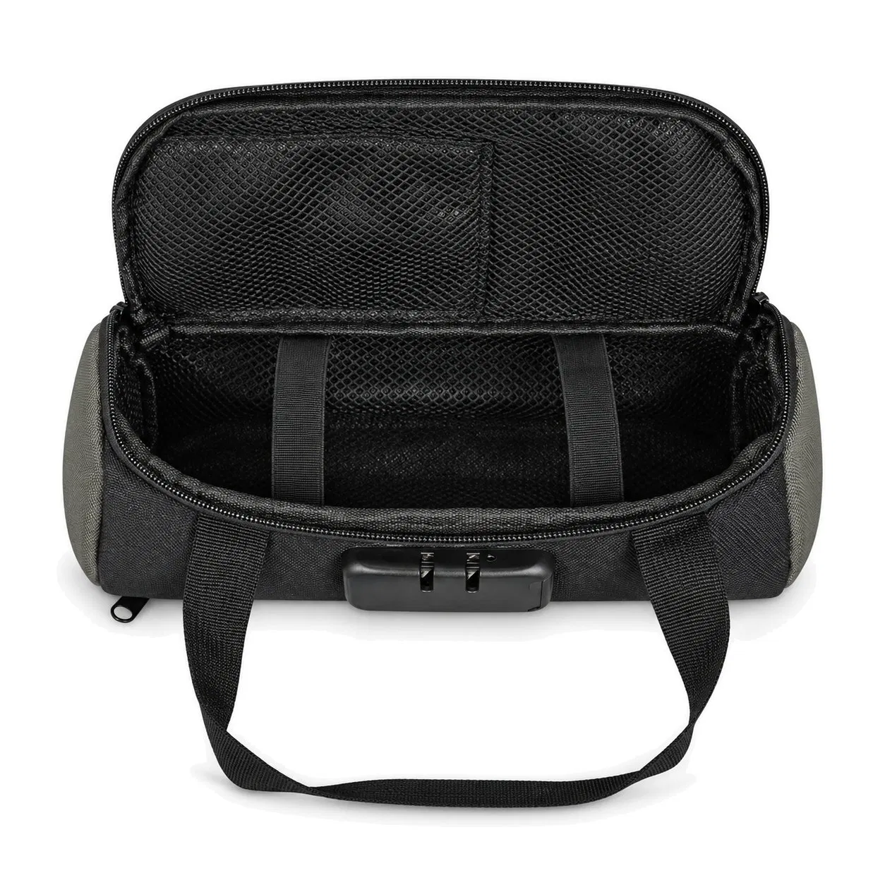 Custom Oxford Zipper Storage Pouch with Carbon Lining and Lock Options