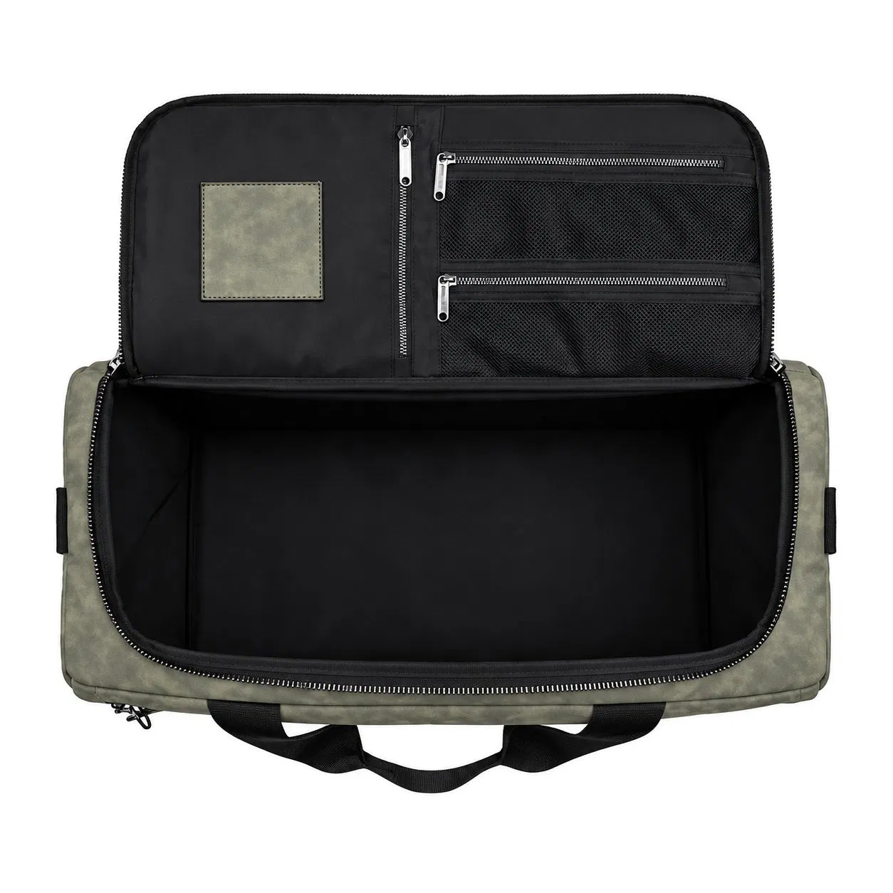 Custom Polyester Sneaker Travel Gym Bag with Adjustable Dividers and Insulated Pocket