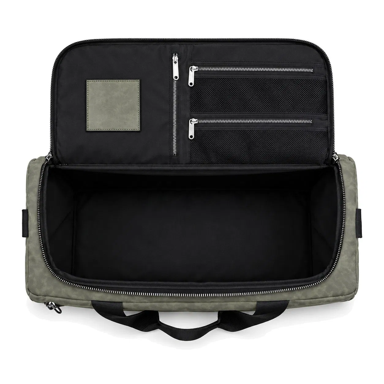 Custom Polyester Travel Gym Duffle Sneaker Bag with Shoe Compartments and Dividers