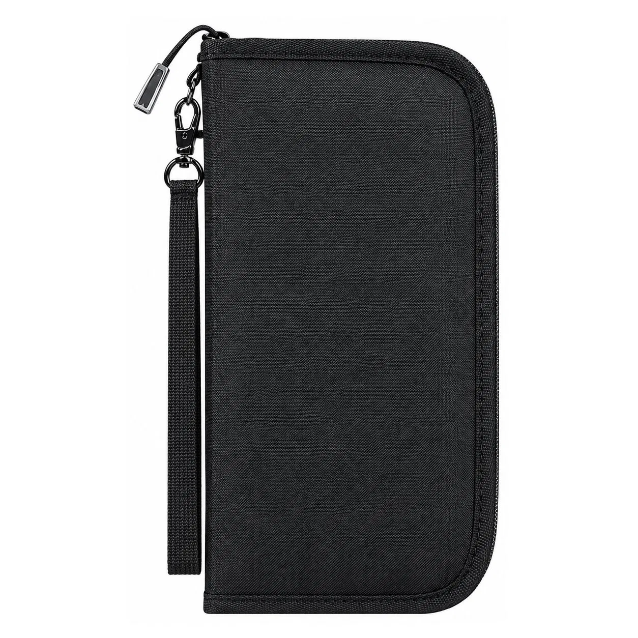 Custom Polyester Zipper Travel Passport Wallet and ID Card Organizer