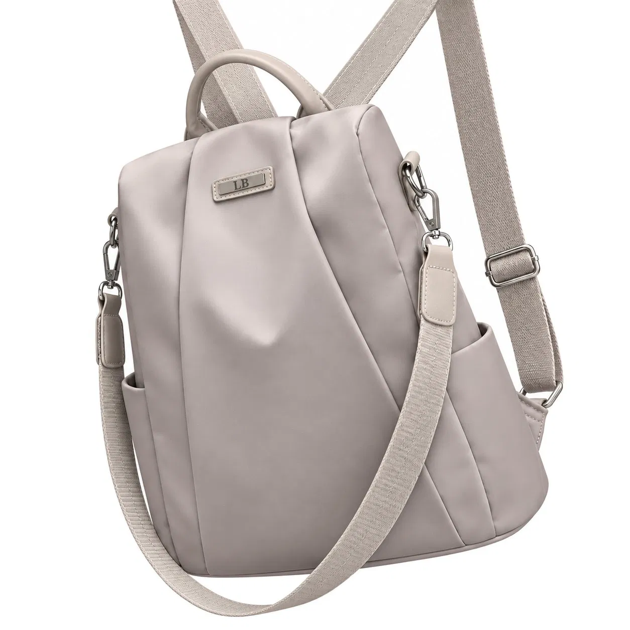 Custom Oxford Travel Backpack for Women with Polyester Lining and Zipper Closure