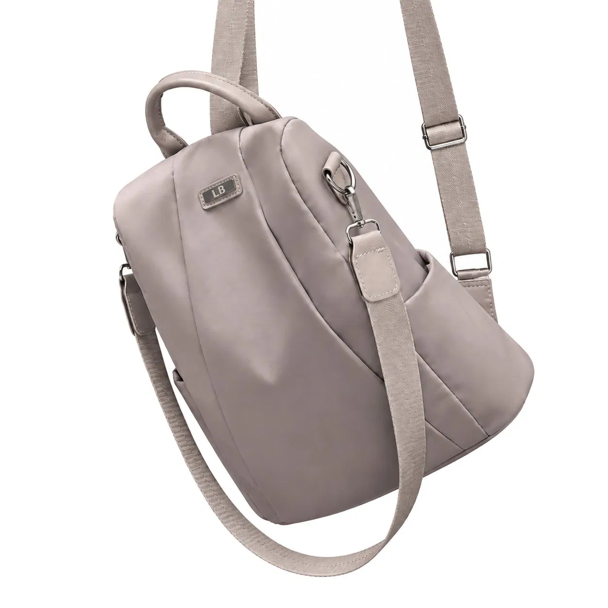 Custom Oxford Travel Backpack for Women with Polyester Lining and Zipper Closure