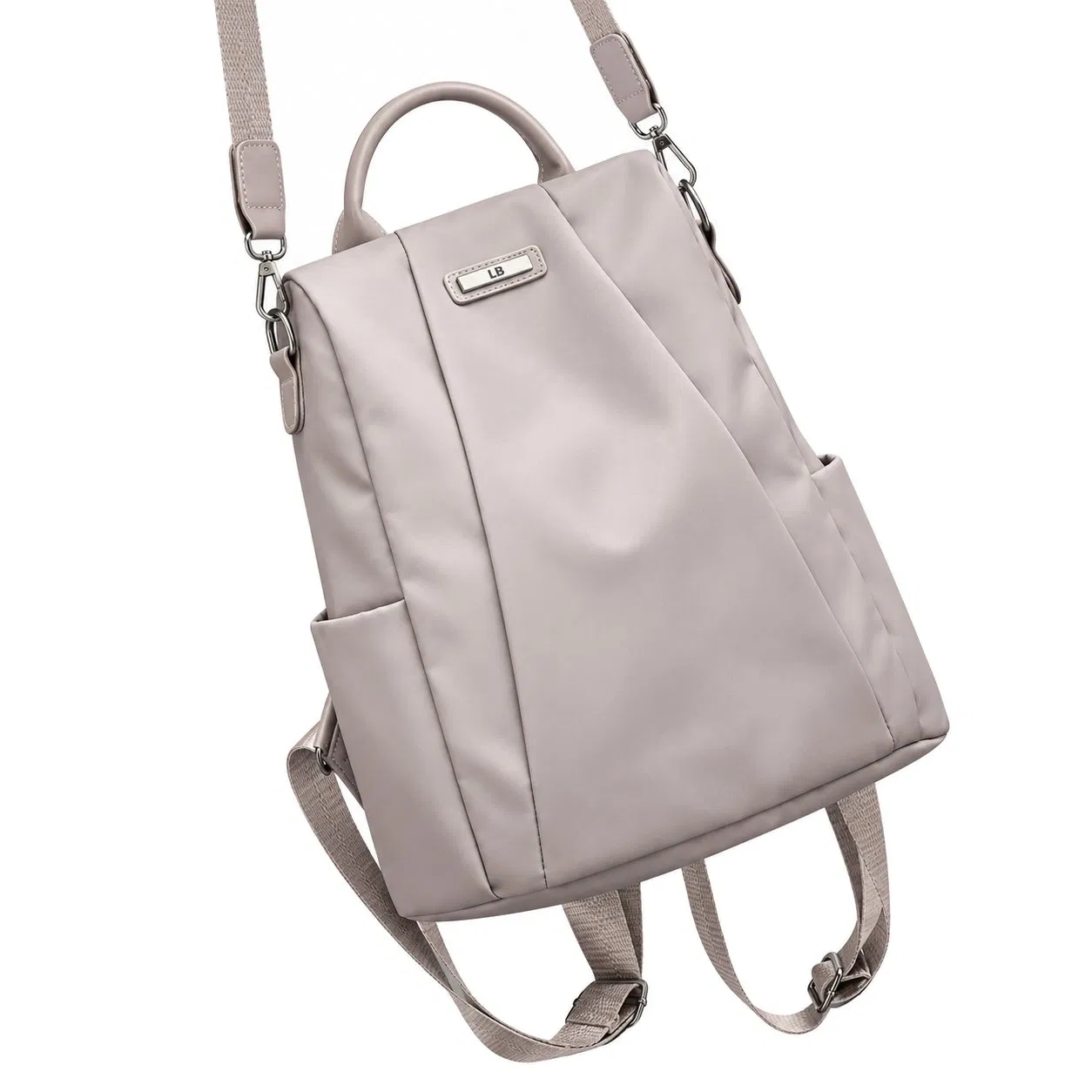 Custom Oxford Travel Backpack for Women with Polyester Lining and Zipper Closure