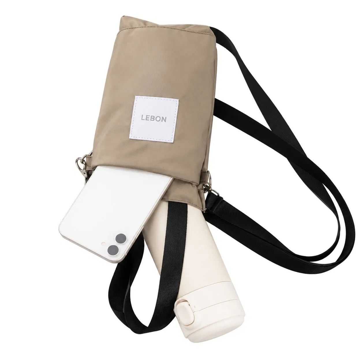 Custom Women Zipper Handbag with Shoulder and Crossbody Strap for Phone and Card Storage