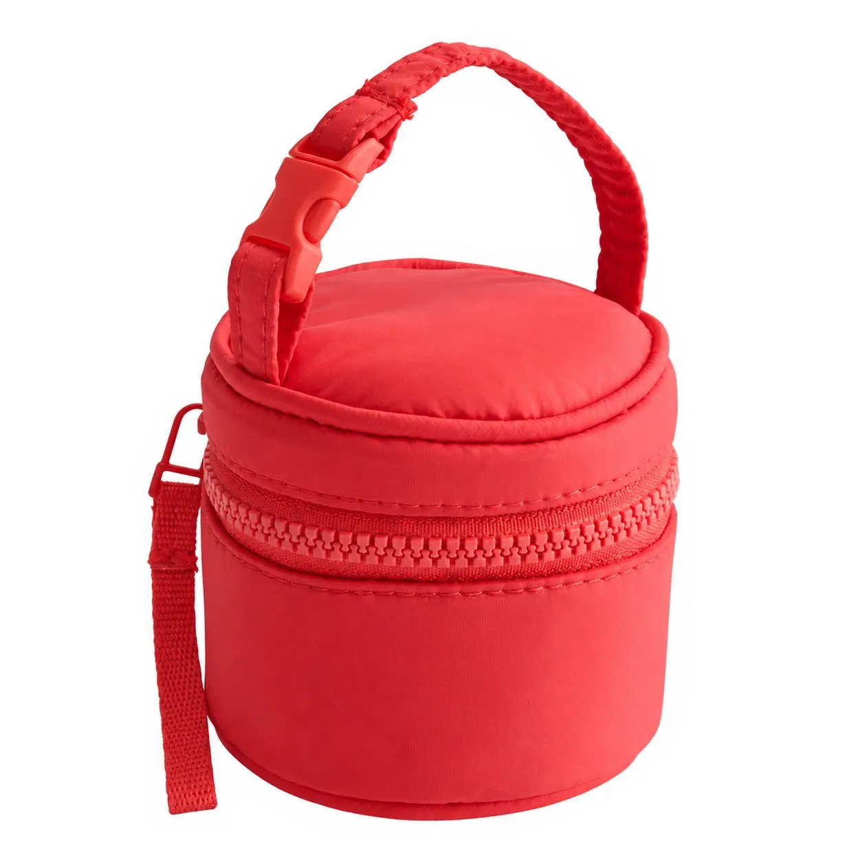 Custom Pacifier Storage Pouch with Zipper and Snap Handle for Diaper Bags and Strollers