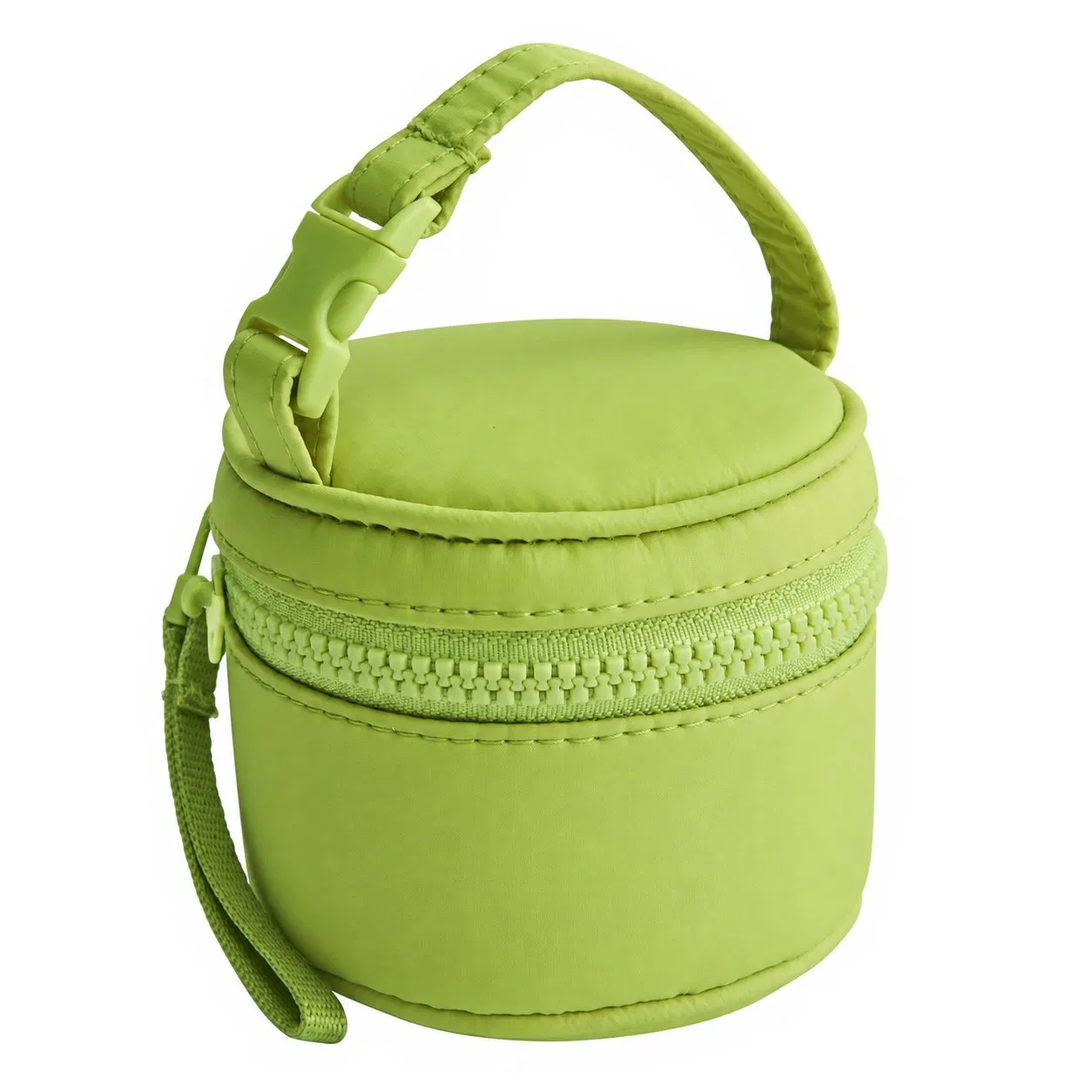 Custom Pacifier Storage Pouch with Zipper and Snap Handle for Diaper Bags and Strollers