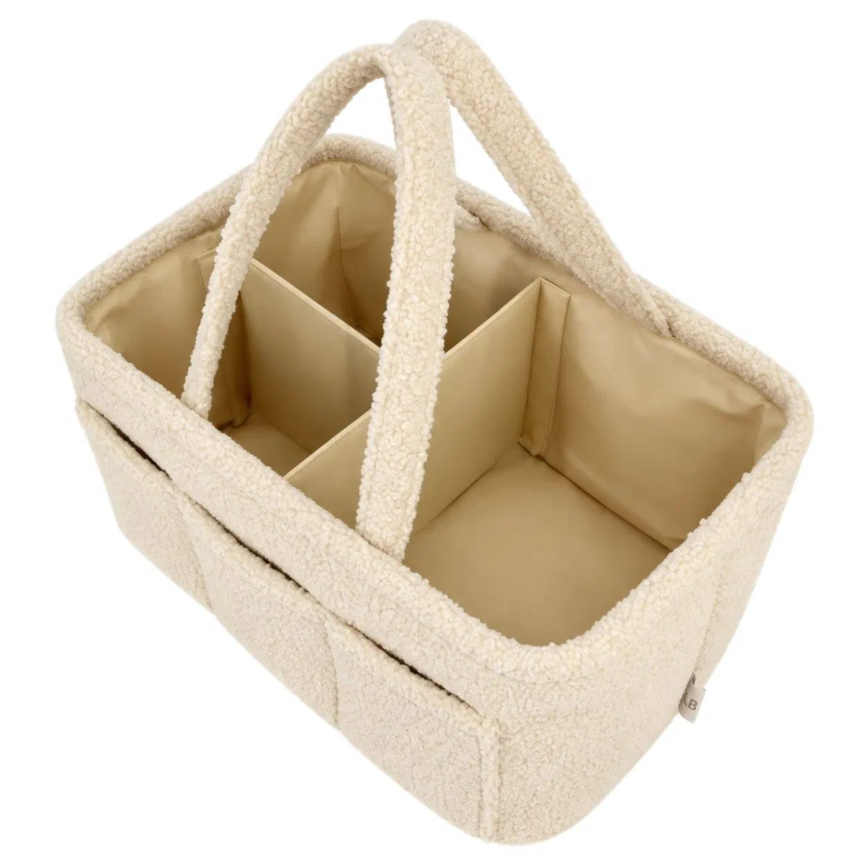 Custom Soft Diaper Caddy Organizer Bag with Compartments for Baby Supplies and Toys