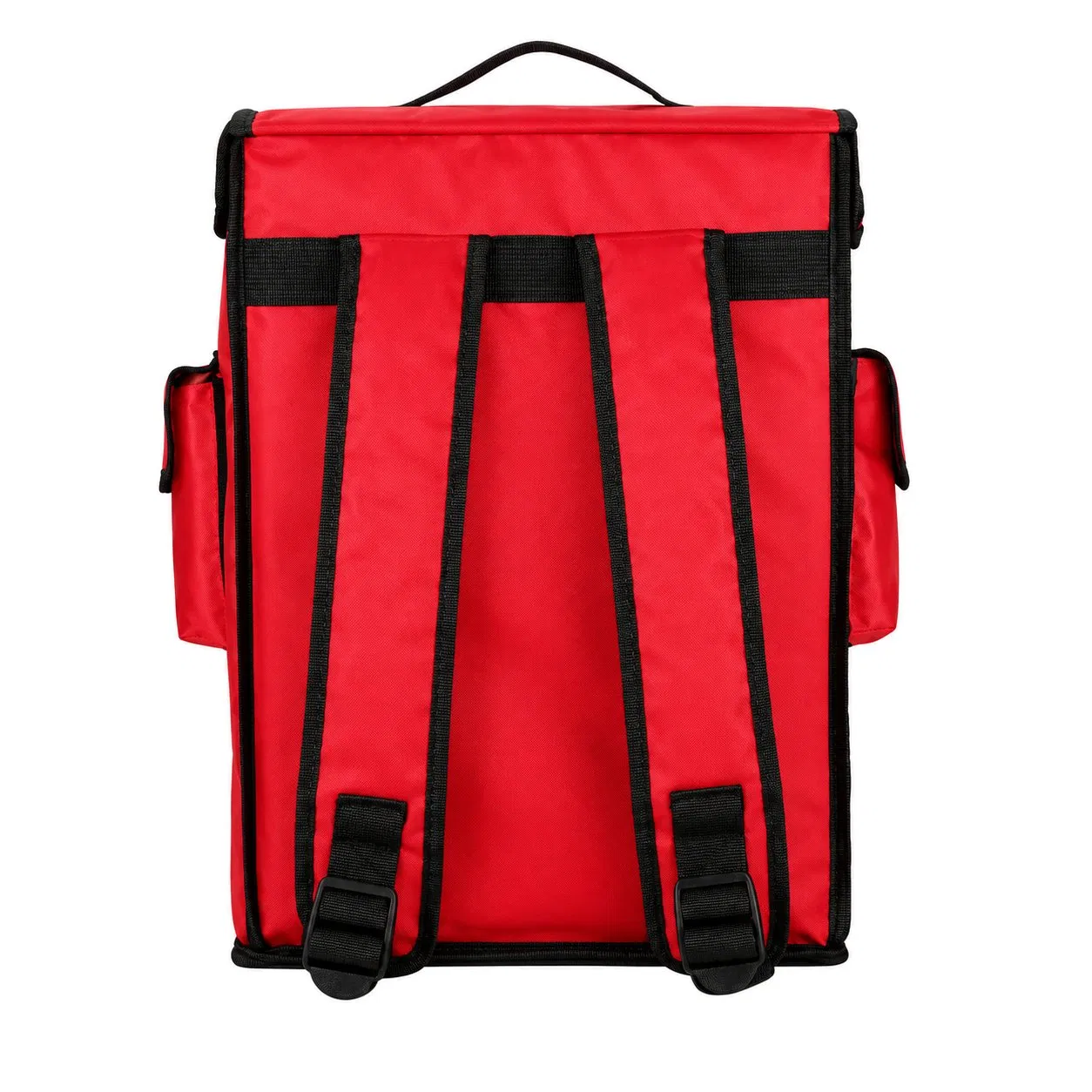 Custom Polyester Oxford Insulated Food Delivery Backpack with Foil Lining Frame and Divider