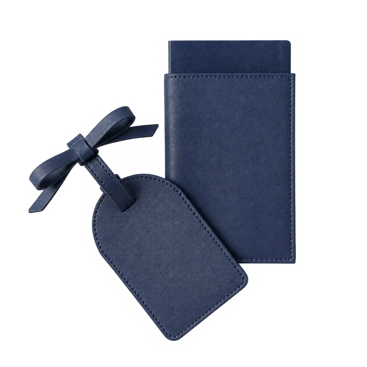 Custom Passport Cover and Luggage Tag Travel Accessories with Letter Number and Symbol Options