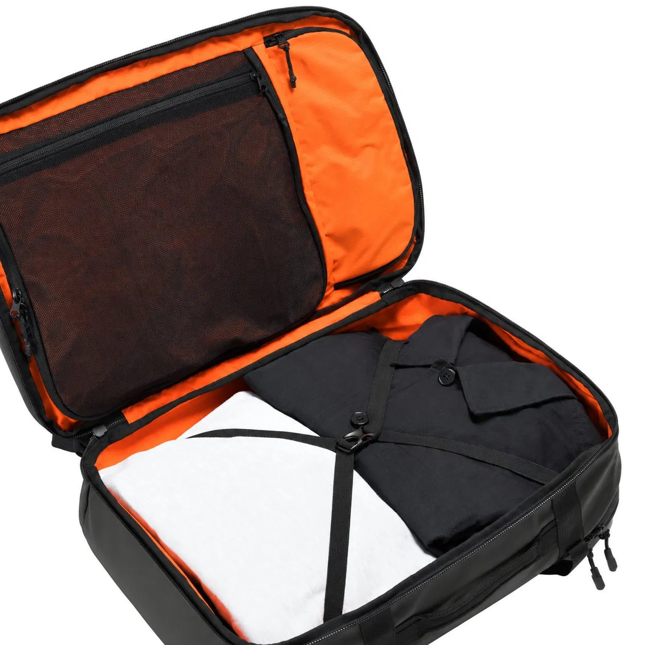 Custom Oxford Polyester Travel Laptop Backpack with Clamshell Opening and Adjustable Straps
