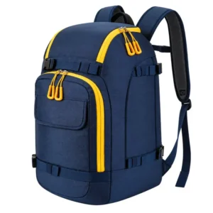 Custom Ski Gear Backpack with Padded Interior and Adjustable Compression Straps for Travel