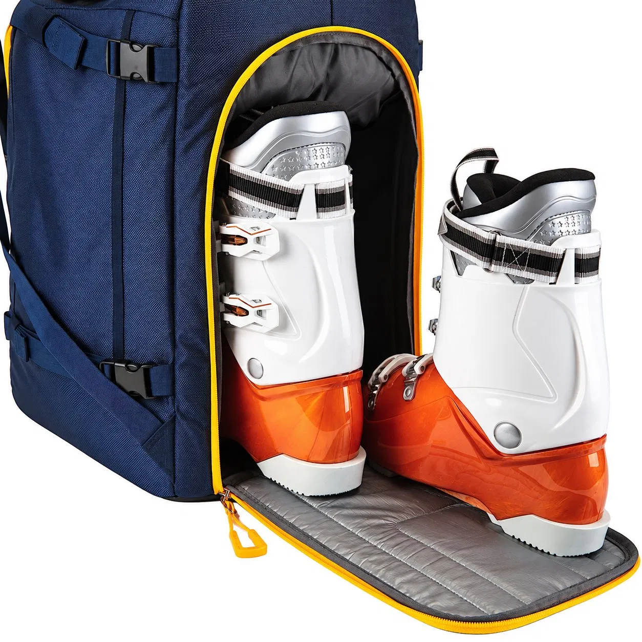 Custom Ski Gear Backpack with Padded Interior and Adjustable Compression Straps for Travel