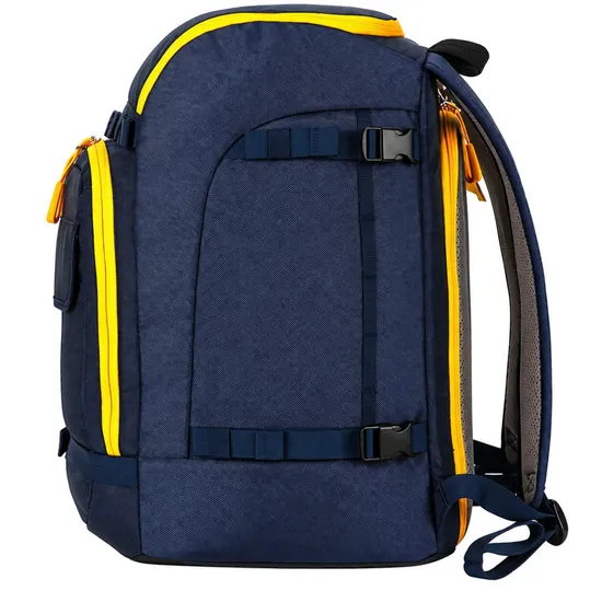 Custom Ski Gear Backpack with Padded Interior and Adjustable Compression Straps for Travel