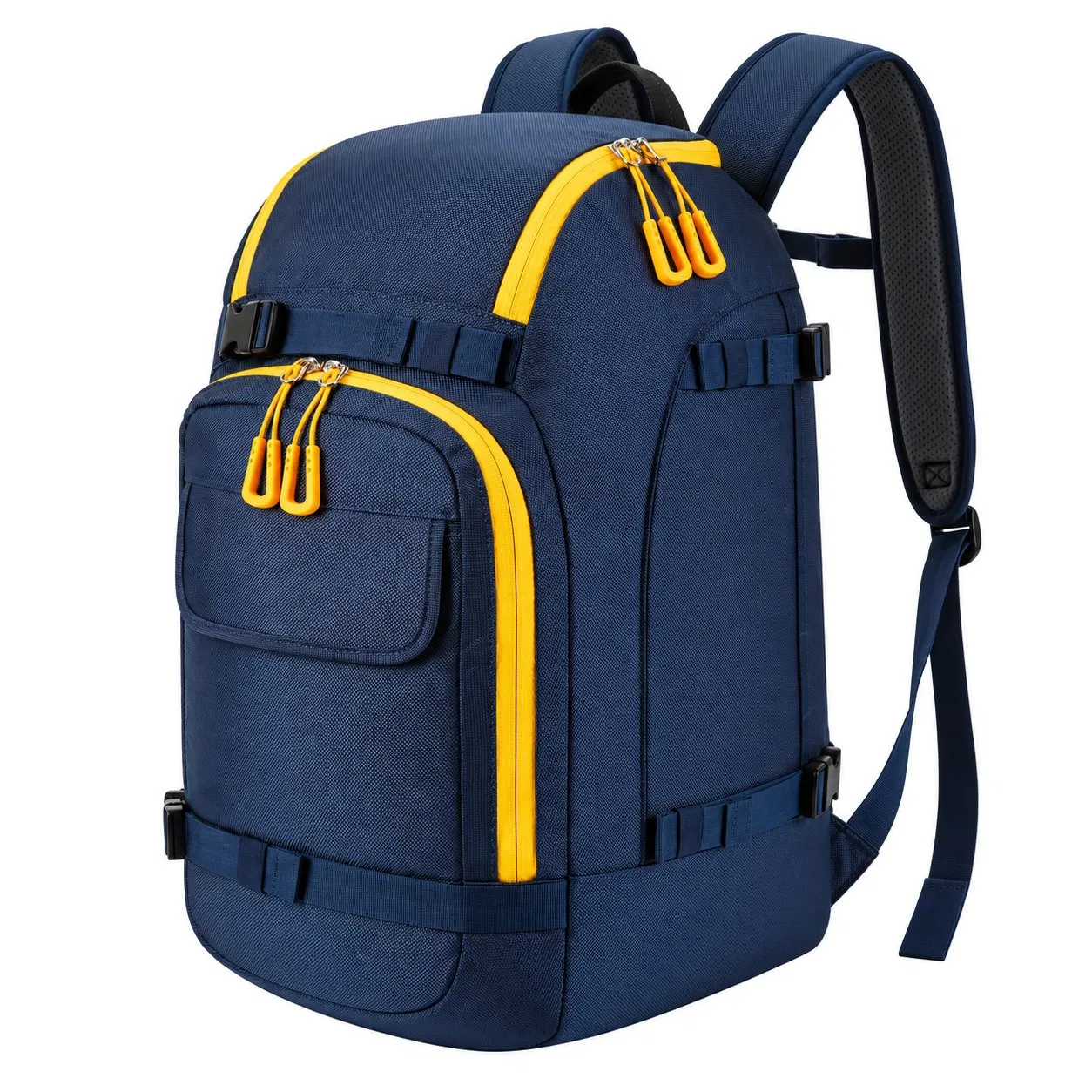 Custom Ski Gear Backpack with Padded Interior and Adjustable Compression Straps for Travel