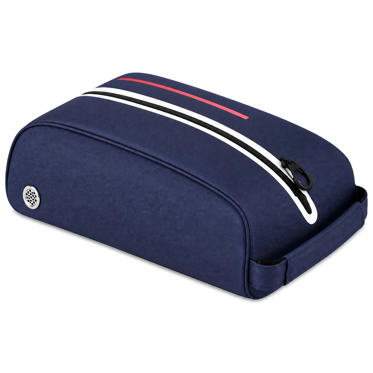 Custom Nylon Zipper Shoe Storage Bag with Ventilation for Golf Shoes and Travel Organization