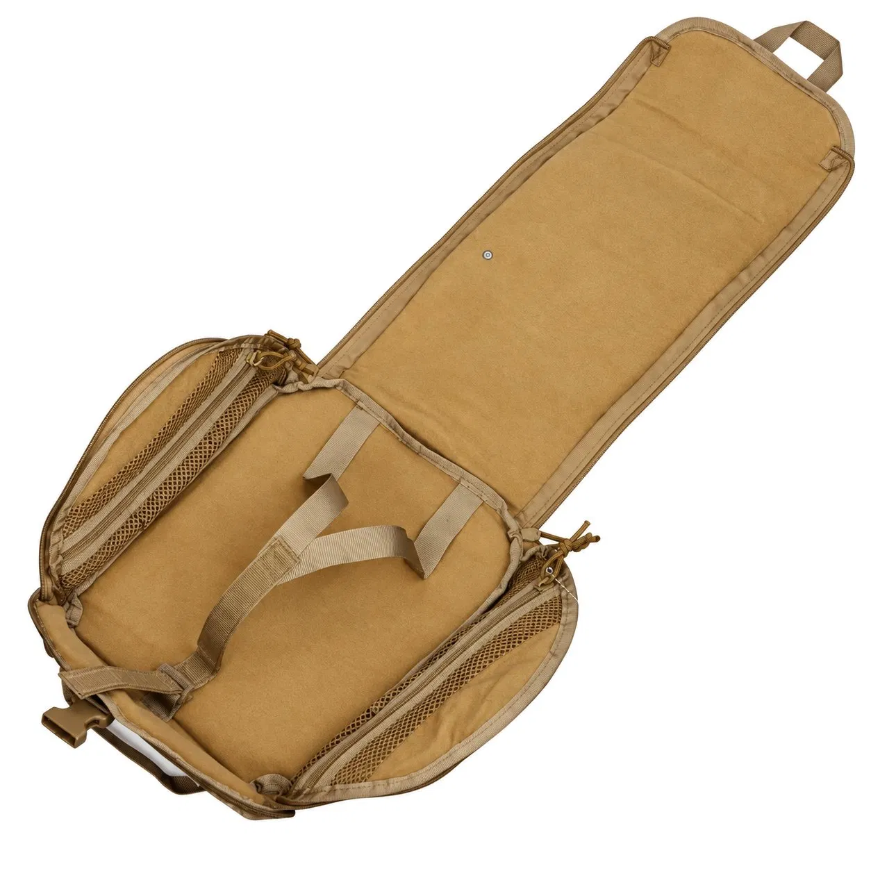 Custom Polyester Zipper Helmet Storage Bag with Carry Handle and Webbing for Outdoor Travel