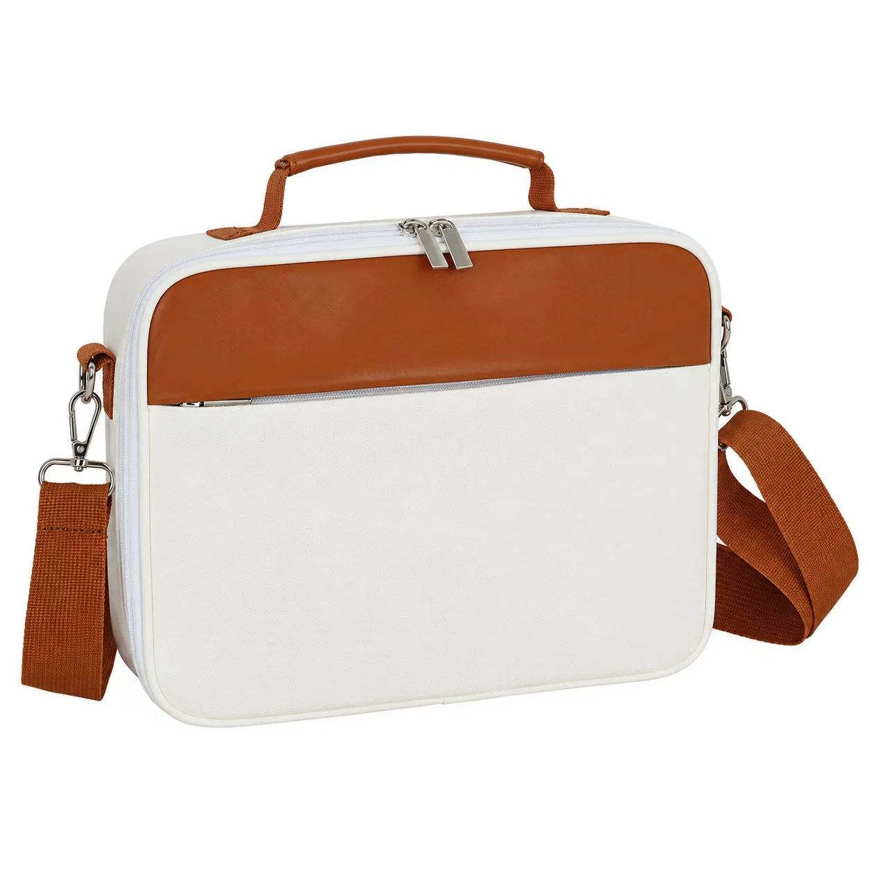 Custom Polyester Zipper Bible Carrying Bag with Handles Shoulder Strap and Multiple Storage Pockets