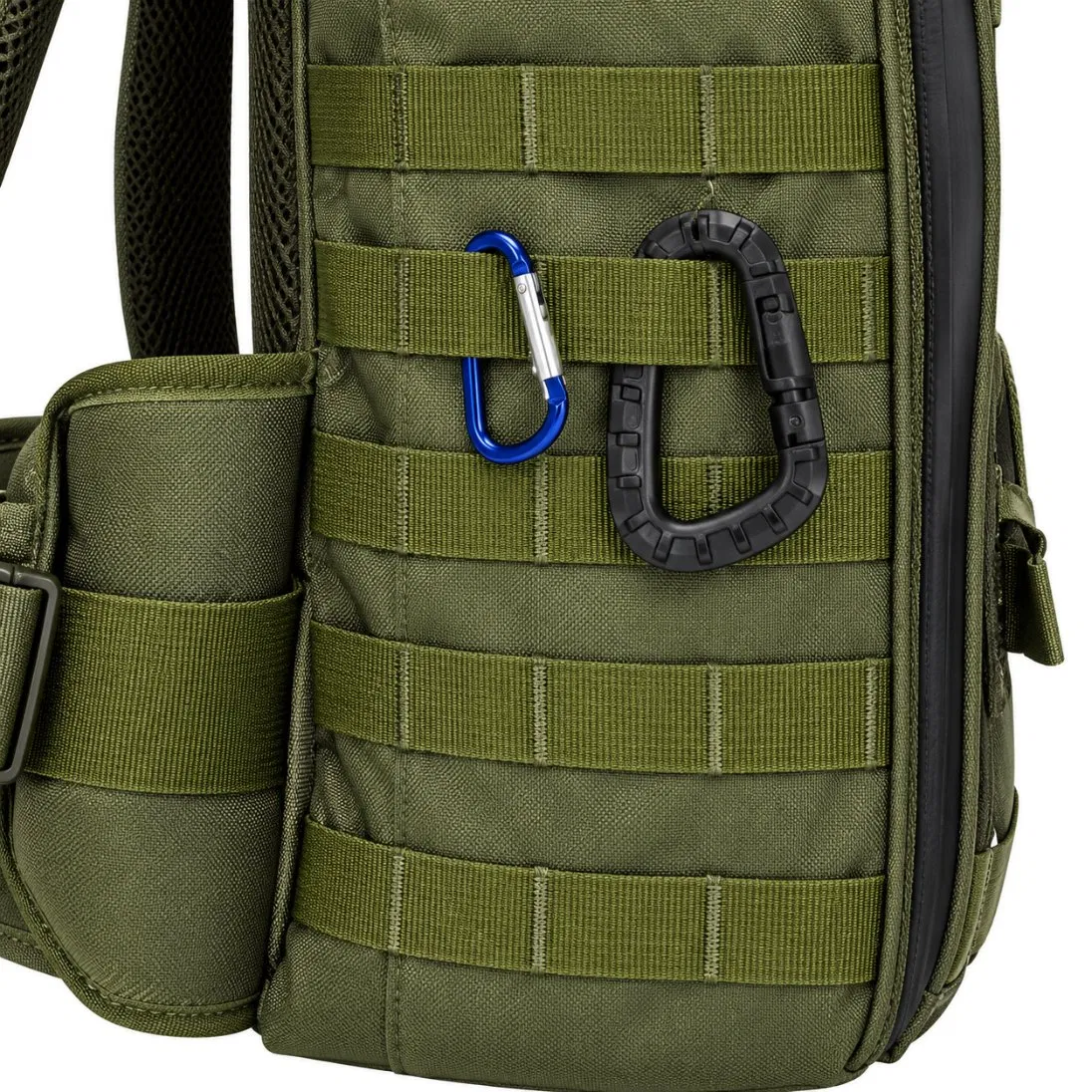 Custom Polyester Zipper Camera Backpack Bag with Multiple Pockets for Photography Gear and Travel