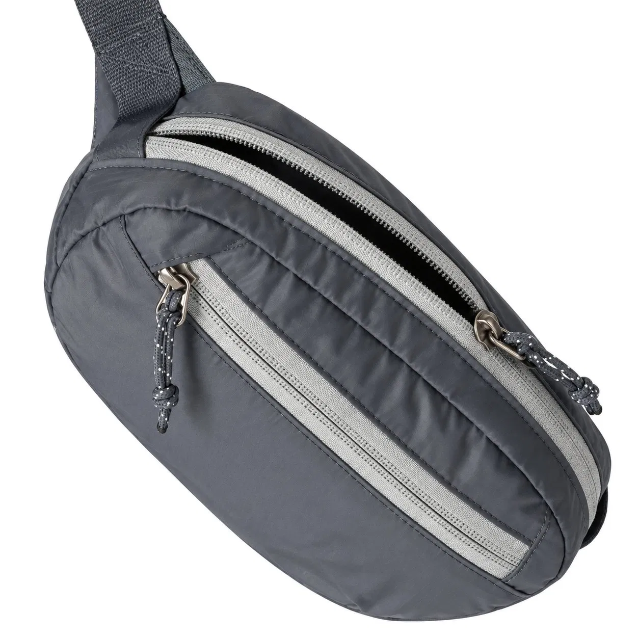 Custom Small Nylon Shoulder Crossbody Sling Waist Bag with Zipper for Sports Gym Travel