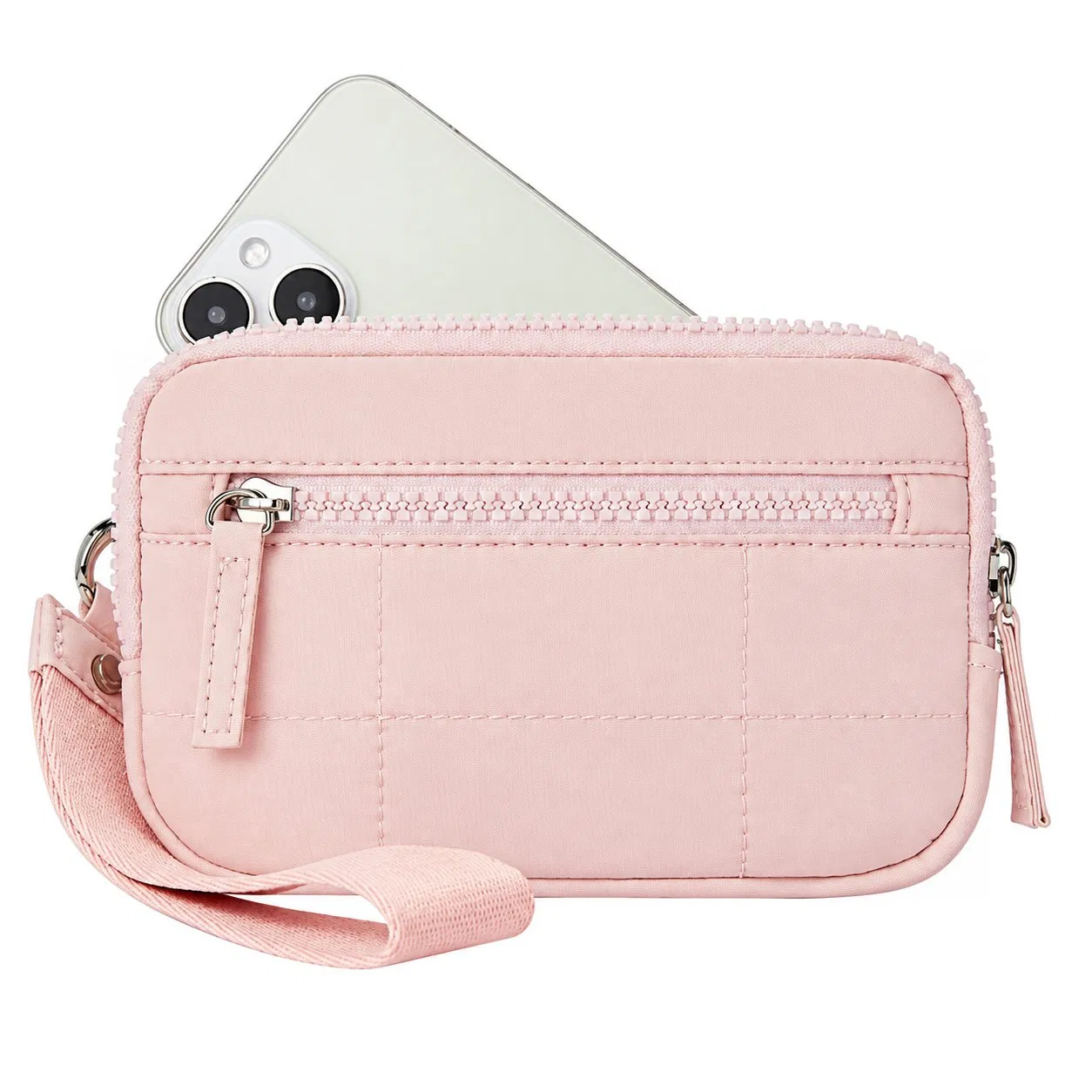Custom Polyester Quilted Puffy Padded Waist Fanny Pack Crossbody Bag for Women Sports Travel