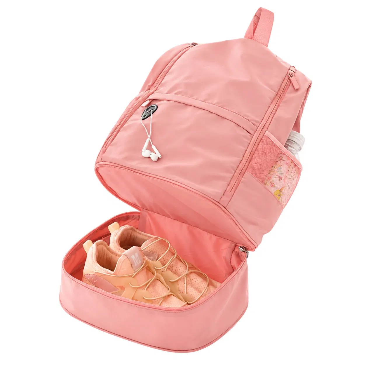 Custom Polyester Gym Yoga Swimming Backpack Bag with Wet Dry Compartments for Sports Travel