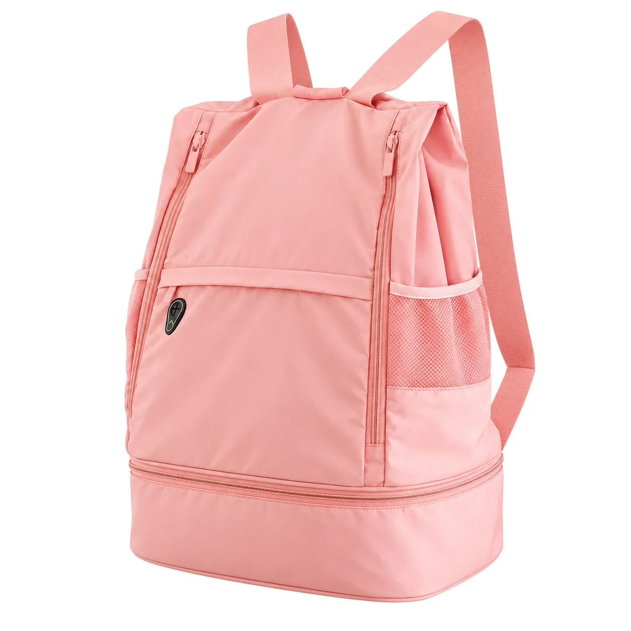 Custom Polyester Gym Yoga Swimming Backpack Bag with Wet Dry Compartments for Sports Travel