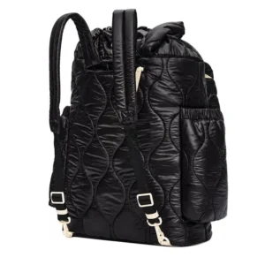 Custom Quilted Tennis Pickleball Racket Tote Backpack Bag with Hidden Straps and Side Pockets