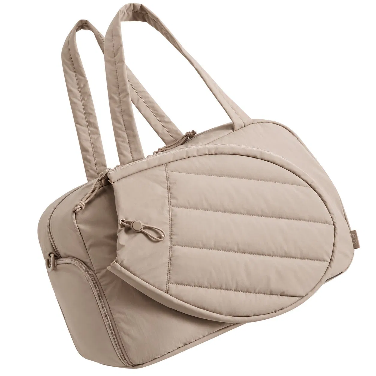 Custom Quilted Pickleball Paddle Racket Carry Crossbody Backpack Bag for Women Sports
